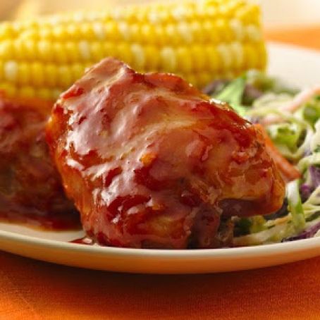 Slow-Cooker Saucy Orange-Barbecued Chicken