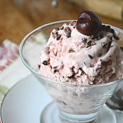 Cherry Vanilla Chocolate Chip Ice Cream {Egg Free}