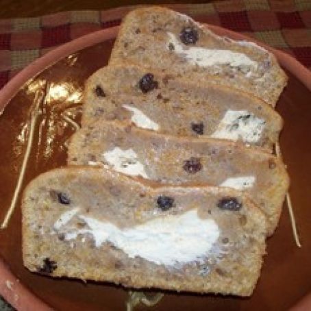 PUMPKIN BREAD WITH MAPLE CREAM CHEESE FILLING
