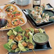 Shrimp Rice-Paper Rolls with Vietnamese Dipping Sauce