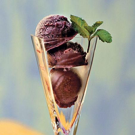 Blueberry Sherbet