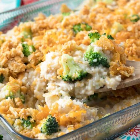 TURKEY BROCCOLI RICE CASSEROLE