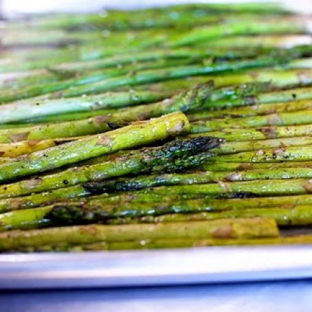 Roasted Asparagus with Grated Cheese