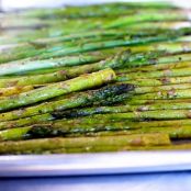Roasted Asparagus with Grated Cheese