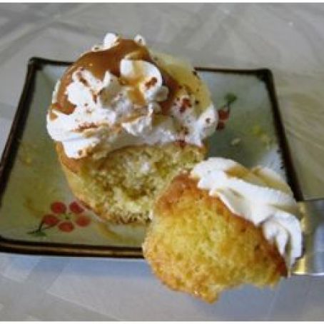 Tres Leches Coconut Cupcakes with Dulce de Leche Buttercream