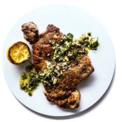 Pork Scaloppine with Fennel Salsa Verde