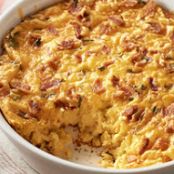 Bacon & Cheddar Corn Pudding