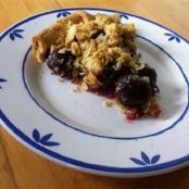 Cherry Pie with Almond Crumb Topping