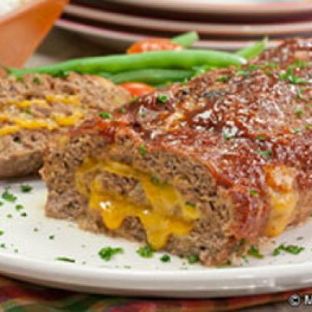 Cheesy Stuffed Meatloaf