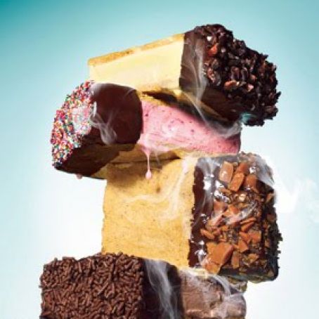 Chocolate-Dipped Ice Cream Sandwiches