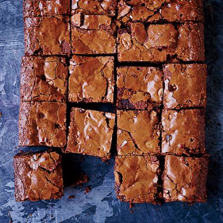 Double Chocolate-Peanut Butter Chip Brownies
