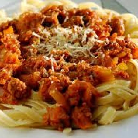 Bolognese with Homemade Noodles