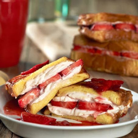 Strawberry Cream Cheese Stuffed French Toast (David Venable)