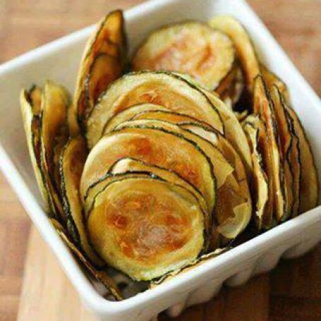 Low Carb Zucchini Oven Chips   NOT TESTED
