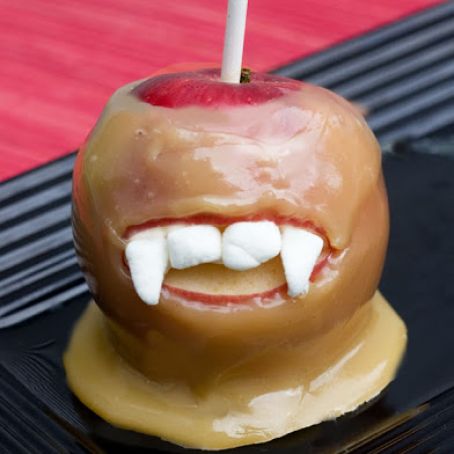 Vampire Caramel Apples