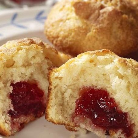 Strawberry Jam Muffins