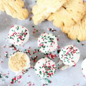 Christmas Sugar Cookie Truffles