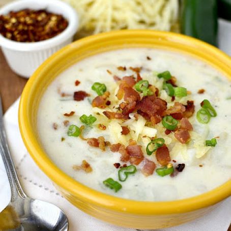 Cheesy Pepper Jack Potato Chowder