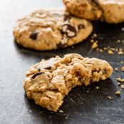 Salted Peanut Butter-Pretzel-Chocolate Chip Cookies