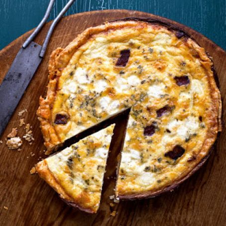 Bacon-Cheddar Quiche