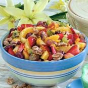Sugared Walnut Fruit Salad
