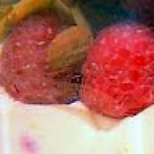 Peach and Raspberry Almond Yogurt