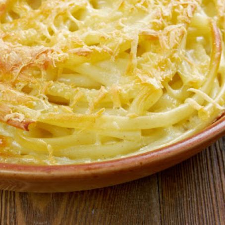 Baked Fettuccine Alfredo