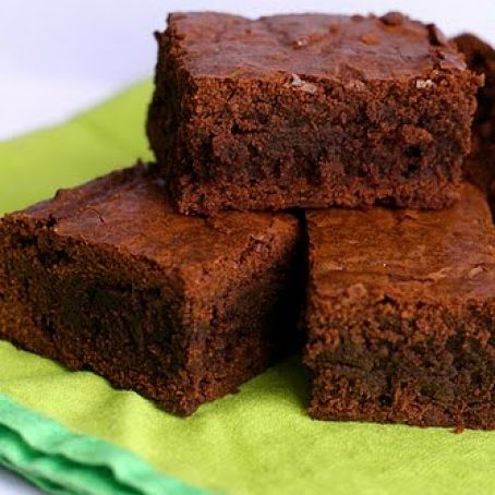 Chewy, Fudgy Triple Chocolate Brownies