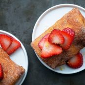 Strawberry Cheesecake Chimichangas