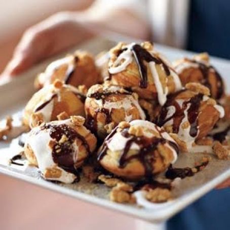 S’Mores Filled Pancakes