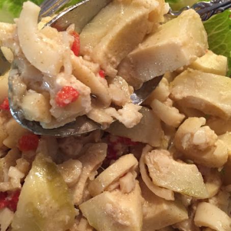 Artichoke Heart and Hearts of Palm Salad