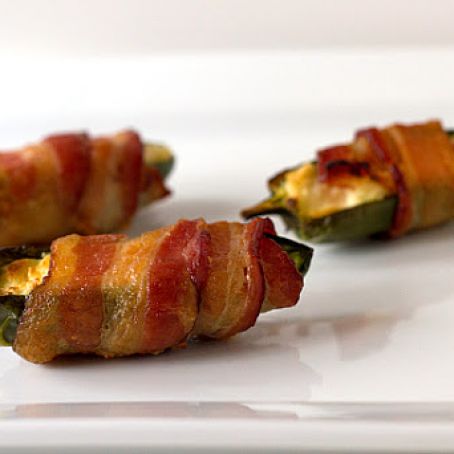 Bacon Wrapped Jalapeño Poppers