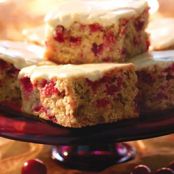 Cranberry White Chocolate Orange Bars