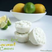 Lemon Lime Coconut Candy Recipe (gluten, grain, dairy, and sugar free)