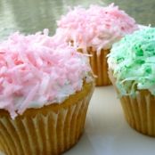 Fluffy Coconut Cupcakes