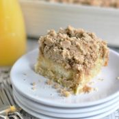 Cream Cheese Coffee Cake with Cinnamon Streusel