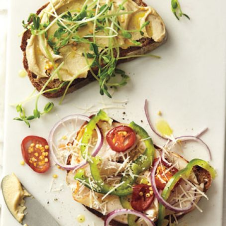 Turkey and Veggie Sandwiches