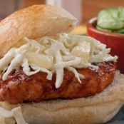 Barbecued Chicken Stack