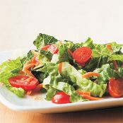 Tomato, Carrot and Romaine Salad