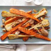 ROSEMARY ROASTED ROOT VEGETABLES {bobby deen}