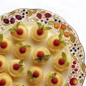 Lemon Curd-Raspberry Tartlets