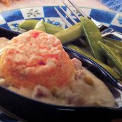 Biscuit-Topper Creamed Ham