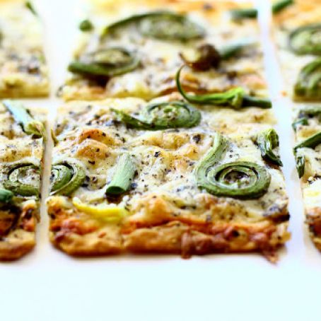 VEGGIE****Fiddlehead Pizza