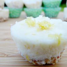 No Bake Mini Lemon Coconut Tarts
