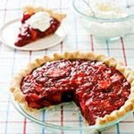Icebox Strawberry Pie