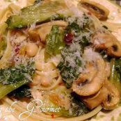 Escarole with Mushrooms and Sun Dried Tomatoes