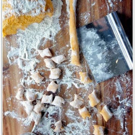 Sweet Potato Gnocchi with Hazelnuts