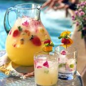 Summer Pineapple Strawberry Cooler