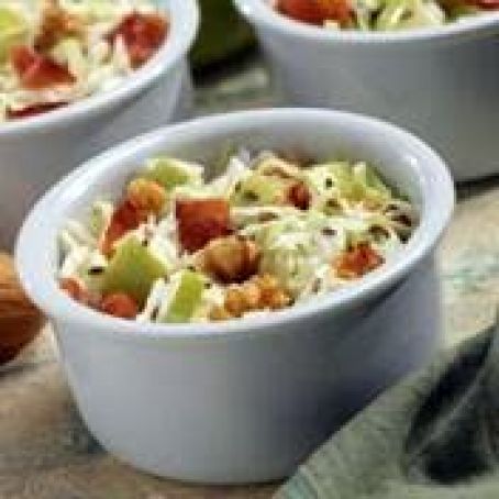 Apple Bacon Walnut Salad