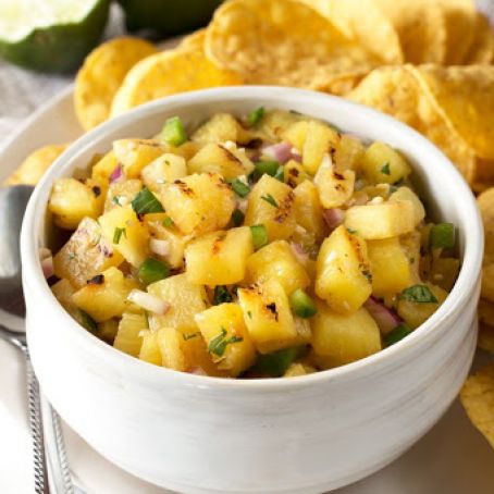 Grilled Pineapple Salsa